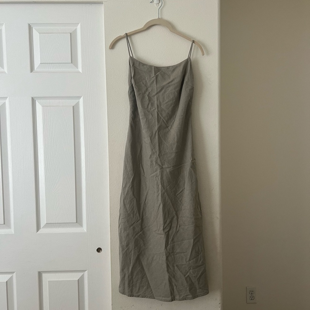 glassons maxi dress with tie back